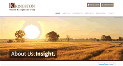 Desktop Screenshot of kingstonwealthmanagement.net
