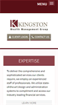 Mobile Screenshot of kingstonwealthmanagement.net